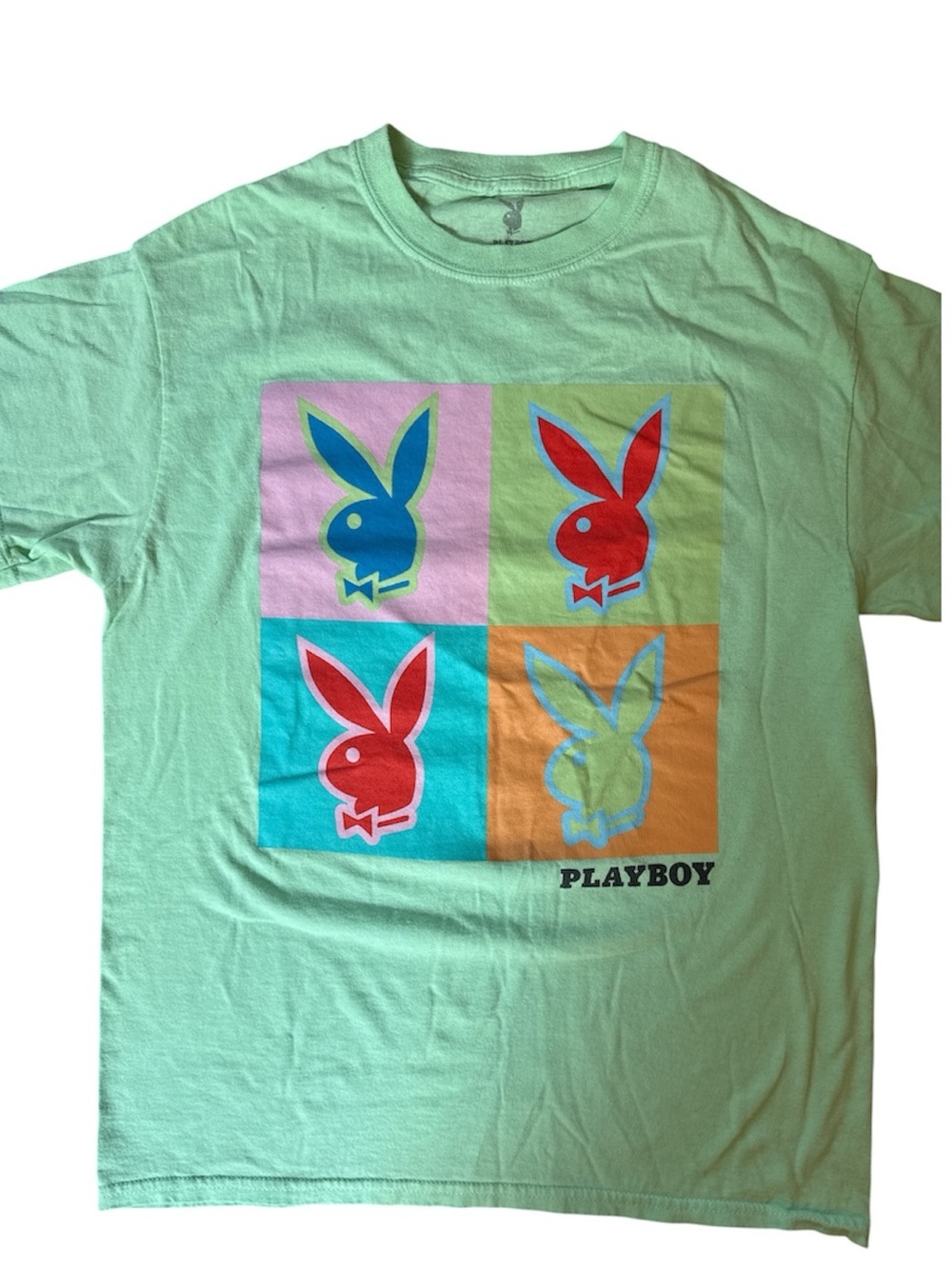 Playboy logo graphic tee size M